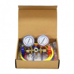 Jeu de jauges de collecteur numériques <span class=keywords><strong>pour</strong></span> le <span class=keywords><strong>diagnostic</strong></span> de la pression de climatisation <span class=keywords><strong>pour</strong></span> l'atelier de réparation automobile <span class=keywords><strong>Garage</strong></span> China Factory Sale - Product Image 1