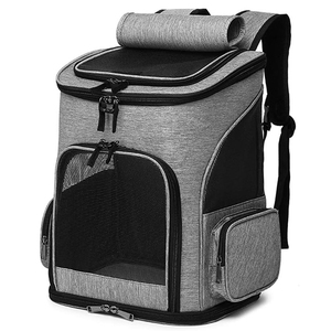 Tekerlekler ile 2024 yeni tasarım genişletilebilir evcil hayvan taşıyıcı çanta Crossbody köpek sırt çantası kadın kediler örgü fermuar motosiklet sürme çantası - Product Image 1