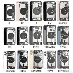 <span class=keywords><strong>Cover</strong></span> per <span class=keywords><strong>iPhone</strong></span> X/XR/<span class=keywords><strong>XS</strong></span>/XSMax/11/12/13/14/15/16 Mini Plus Pro <span class=keywords><strong>Max</strong></span>, Scocca Posteriore con Materiale e Telaio Centrale - Product Image 4