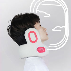 Masajeador Shiatsu de cuello y espalda con auriculares con cancelación de ruido Bt <span class=keywords><strong>Music</strong></span> <span class=keywords><strong>Neck</strong></span> <span class=keywords><strong>Massage</strong></span> Pillow Máquina de masaje de cuello con calor - Product Image 4