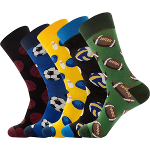 Casual Men's <b>Socks</b> Taiwan Made Spandex <b>Polyester</b> Cotton Blend Daily Basic Comfort Male <b>Socks</b> - Product Image 1