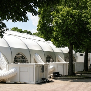 Unité de climatisation commerciale pour toit de tente de mariage T3, pour environnements à température élevée, unité CVC pour tente événementielle temporaire - Product Image 2
