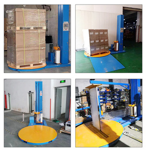 จิสติกส์2ตันโหลดน้ำหนัก PLC ยืดเครื่องห่อฟิล์มที่มีเครื่องชั่งน้ำหนัก - Product Image 4