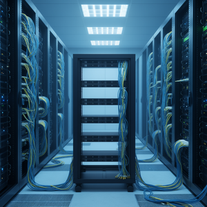 Rack de servidor de marco abierto de 12U, 15''-40'' de profundidad ajustable, de metal, con 4 postes y ruedas para redes e informática. - Product Image 2