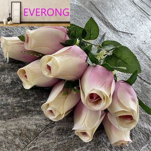 Fiori Artificiali di Alta Qualità per Centrotavola, 9 Piccoli Boccioli di Rosa - Product Image 3