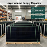 Panneau solaire photovoltaïque mono N type 550 720W, module PV étanche pour système de stockage d'énergie solaire hors réseau, maison, camping