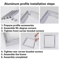 Profilé en aluminium pour boîtier de projecteur à film souple, applications de cadre métallique pour affichage rétroéclairé