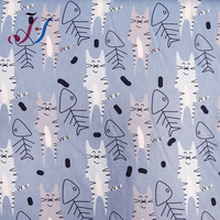 Tissu en coton tricoté pour vêtements, élastique et confortable, impression numérique personnalisée, fourniture directe d'usine, MOQ 1 mètre