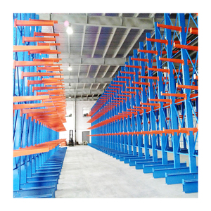 5 Layer Heavy Duty Steel <strong>Pipe</strong> Wire Shelves Corrosion Protection Long Arms Double Side Cantilever Racking Storage - Product Image 5