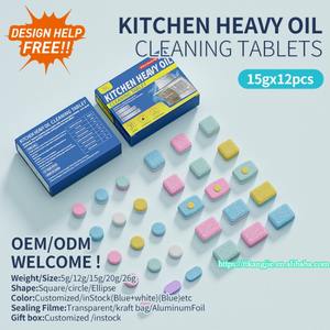 Détergent ménager <span class=keywords><strong>cuisine</strong></span> facile à enlever les comprimés nettoyants pour huile lourde pour nettoyant de <span class=keywords><strong>cuisine</strong></span> comprimés effervescents - Product Image 3