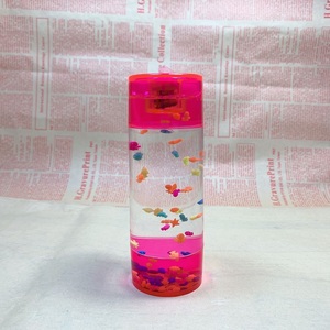 Jouets sensoriels originaux en forme de poisson en plastique avec lumière LED, <span class=keywords><strong>sablier</strong></span>, animaux marins et minuterie à mouvement d'huile - Product Image 4