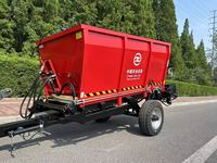 Zoomye, Fábrica Líder, Operación Confiable, Esparcidor de Fertilizante Agrícola de 5T de Una Sola Cara, Versión Segura para Exportación, Completo