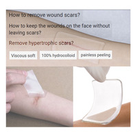 Meilleures ventes, Patch hydrocolloïde de forme carrée pour acné, Patch végétalien pour bouton d'acné