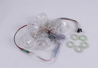 Lampes LED RGB programmables 60 mm 24 V, en plastique, pour manèges de fête foraine, thème carnaval, éclairage d'attractions, indice de protection IP65