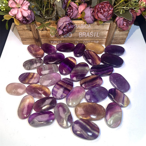 크리스탈 공예 하이 퀄리티 광택 치유 돌 사탕 형석 손바닥 핫 세일 - Product Image 2