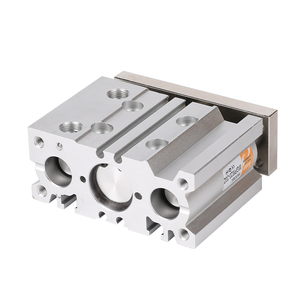 High Quality MGPM Three Shaft /Rod air Double Acting Linear Guide Cylinder - Product Image 2