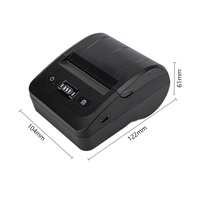Printer Mini Struk Tagihan 80mm Tanpa Tinta Printer Label Thermal Portabel BT-802