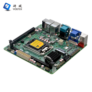 เมนบอร์ดอุตสาหกรรม Mini ITX 6 พอร์ต Serial 2 LAN VGA HD 4K DDR3 DIMM M.2 WIFI ช่องเดียว 8GB เมนบอร์ดขนาดเล็ก - Product Image 1