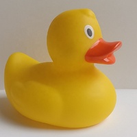 Offre Spéciale Numéro de série personnalisé Canard en caoutchouc de course lesté flottant jaune en plastique