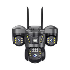 กล้องวงจรปิด QD4 C 3 เลนส์ สำหรับภายนอกอาคาร พร้อมพลังงานแสงอาทิตย์ ระบบจัดเก็บข้อมูลบนคลาวด์ และระบบอินเตอร์คอมเสียง สำหรับความปลอดภัยภายในบ้าน - Product Image 2