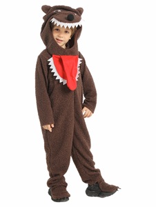 Disfraz <span class=keywords><strong>de</strong></span> Lobo Marrón para Niños - Disfraz <span class=keywords><strong>de</strong></span> Animal - Atuendo <span class=keywords><strong>de</strong></span> Cosplay para Representaciones Escolares - Product Image 5