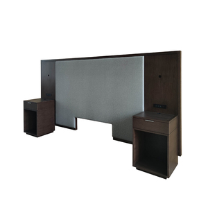 Luxe 5-sterrenhotel hoofdbord van hout, kingsize bed, modern hoofdbord voor hotelkamer, queensize hoofdbord voor hotelkamer - Product Image 1