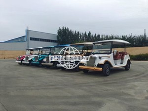 Electric Sightseeing <b>Bus</b> Factory <b>Price</b> Power Trolley Tourist Airport Shuttle Long Durability 11 <b>Seaters</b> Lead Acid Battery 60km/h - Product Image 6