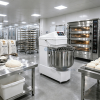 Machine à pétrir la pâte de boulangerie, type spirale électrique, pour la préparation professionnelle de la pâte