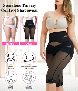 Body Shaper Voor Vrouwen Buikcontrole Shapewear Leggings Butt Lifter Slipje Hoge Taille Gordel Trainer Dij Slanker