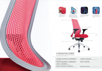 Chaise de bureau pivotante à siège souple réglable en hauteur, vente directe d'usine, chaise de bureau confortable pivotante pour ordinateur