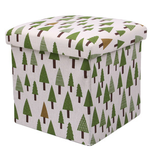 Floding Foot Stool Ottoman <strong>Pouf</strong> Cube Foot Rest Bench <strong>with</strong> <strong>Storage</strong> - Product Image 4