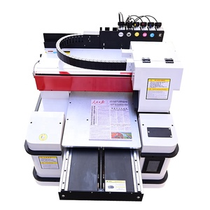 Áo Thun Kỹ Thuật Số In UV 3360 Máy In Phẳng Để In Vỏ Điện Thoại Di Động Bằng Da In Thạch Bản - Product Image 2