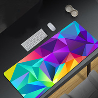 Aflion grosir OEM kustom desain Logo RGB LED hitam karet Gaming Mouse Pad Mat dengan perlindungan radiasi tersedia