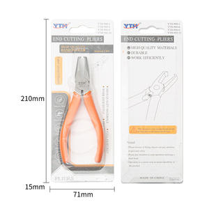 YTH haute qualité 4mm 6mm 8mm 10mm CRV pince coupante à bout plat coupe-fil coupe-câble - Product Image 6