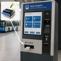 Module d'imprimante thermique intégrée Cashino KP-T300 3 pouces pour systèmes de kiosque, 203 dpi, coupe automatique, USB+RS232, SDK