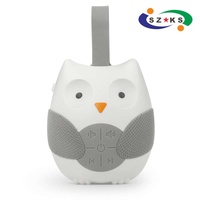 Caja de Música Colgante con Forma de Animal para Cama, Ayudante para Dormir Bebés, Máquina Portátil de Ruido Blanco para Guardería y Altavoz Nocturno de Cabecera