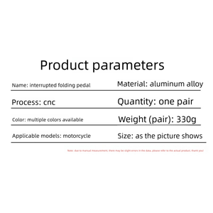 Repose-pieds pliables en alliage d'aluminium CNC pour <span class=keywords><strong>moto</strong></span> <span class=keywords><strong>Harley</strong></span> Sportster XL883 XL1200 Forty-Eight - Product Image 5