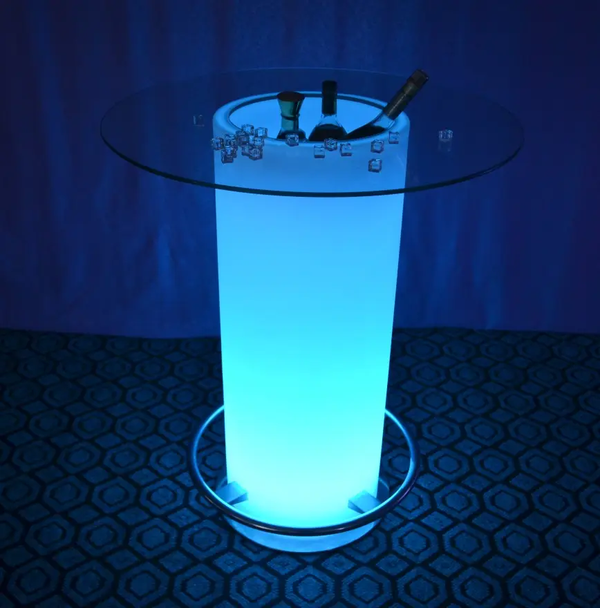 Mesa de plástico para iluminación led, mesa de plástico, resistente al agua IP68, superbrillante, resistente al agua