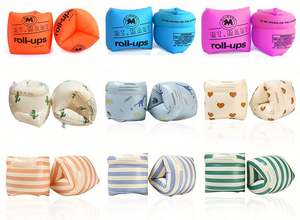 Brassards gonflables en PVC pour adultes - Flotteurs de natation texturés à double chambre d'air pour hommes et femmes - Product Image 2