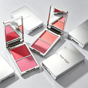 Palette Blush in Crema e Polvere 2 in 1, Design Personalizzabile, Lunga Durata, Cosmetici per Contorno Viso - Product Image 2