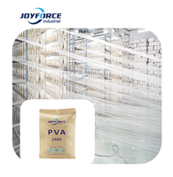 Alcool Polyvinylique (PVA) de Haute Qualité Joyforce 2488 088 50 PVA224 PVA BP24 en Granulés et Poudre pour le Reconstituirement et l'Impression Textile