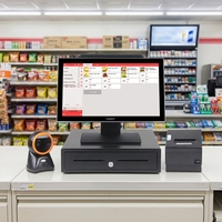 Sistema POS para Restaurante con Pantalla Táctil de 18.5 Pulgadas, Precio de Fábrica, Todo en Uno, Caja Registradora, Epos