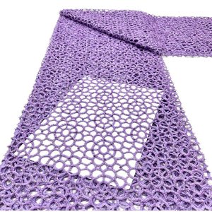 <span class=keywords><strong>Tela</strong></span> de <span class=keywords><strong>Tul</strong></span> Francés de Alta Calidad, Transpirable, Bordada, con Lentejuelas, para Vestidos de Novia y Fiesta - Product Image 4