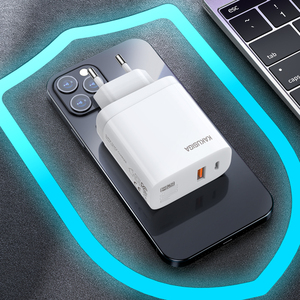 Kakusiga 40W <b>USB</b>-<b>C</b> Fast Charger With 1M <b>Type</b>-<b>C</b> <b>Cable</b> White KSC-813 - Product Image 5