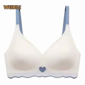 Spot Goods Nude Feel Sous-vêtements sans couture Femmes D'été Mince Gros <span class=keywords><strong>Sein</strong></span> Taille Dissimulant Froncé Sans Anneau En Acier - Product Image 5