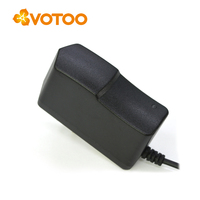 Adaptateur mural 12V 2A pour caméra de vidéosurveillance et terminal de point de vente, 1,2 m, prise UK/US/AU/EU, noir/blanc, PC/ABS, sortie 24W, courant et tension pour bande LED
