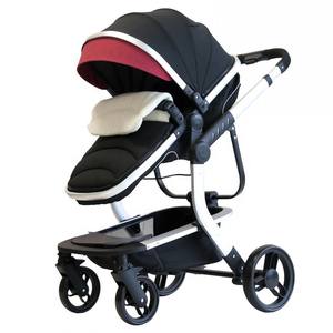 Ensemble poussette pliable 3 en 1 bon marché pour nouveau-né et bébé poussette siège auto poussette portable de voyage pour bébé de 0 à 36 mois - Product Image 5