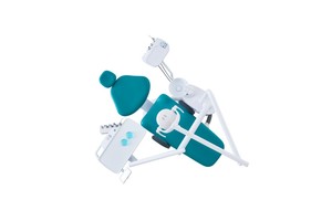 Ensemble de fauteuil dentaire électrique de luxe avec structure métallique certifié CE pour le diagnostic et le traitement dentaire - Product Image 5
