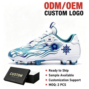 <span class=keywords><strong>Botas</strong></span> de Fútbol para Niños, Zapatos de Entrenamiento para Primaria con Parte Superior Sintética, Tacos de Goma y Forro de Algodón - Product Image 1
