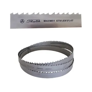 Hochwertiges Hcs Bimetall Bands äge blatt 3/8*0,025 Zoll Bands äge blätter Schneiden von Stahl gehärtet Bands äge Metall Industrie 24 144